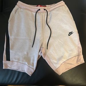Mens Pink/Black Nike Tech Shorts Size Medium